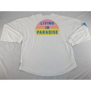 Disney Stitch‎ Spirit Jersey Adult Medium White Disney Store Long Sleeve Lilo